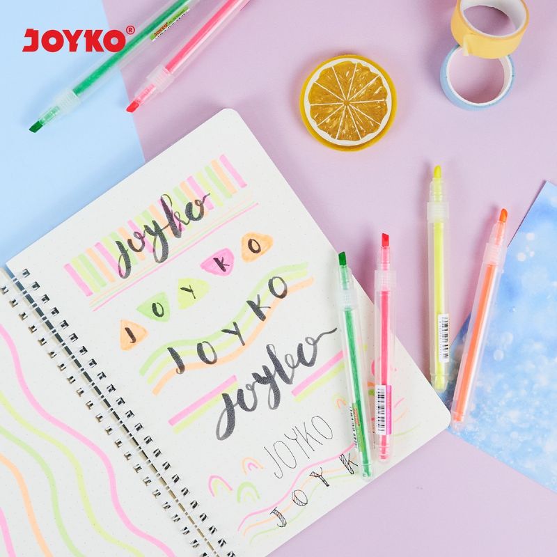 

(1pcs) Stabilo Highlighter Penanda Berwarna Joyko HL-73 / 76 Stabillo