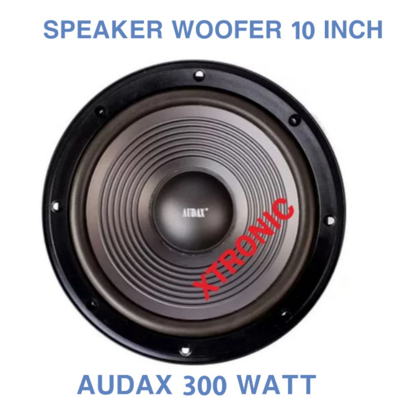 AUDAX ORIGINAL SPEAKER WOOFER 10 INCH 300 WATT - 10220 SPEKER SOUND AUDIO INDOOR OUTDOOR SPK KOMPONE