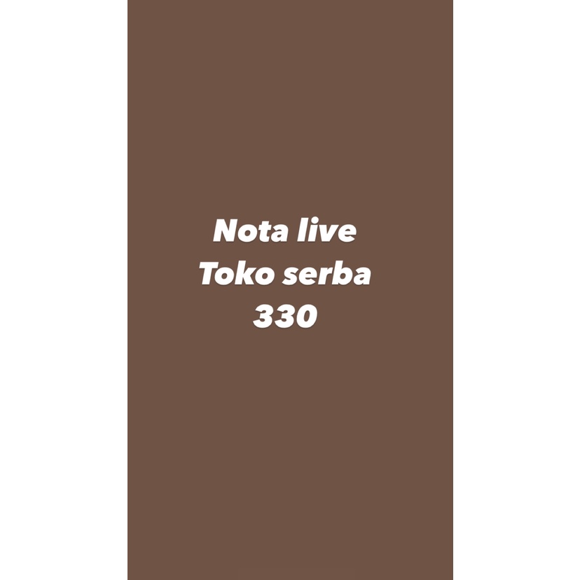 Nota live topi 330k