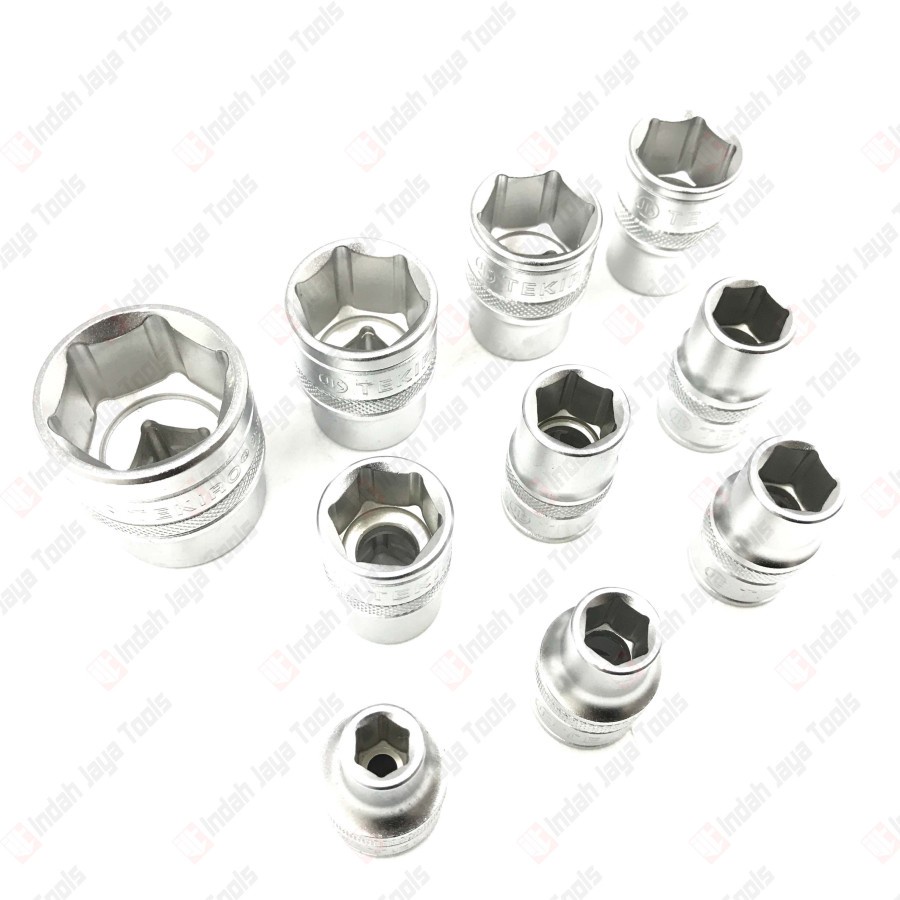 TEKIRO Mata Sok 1/2 inch 8mm - 32mm 6PT Mata Kunci Sok Shock Socket Sock HARGA SATUAN