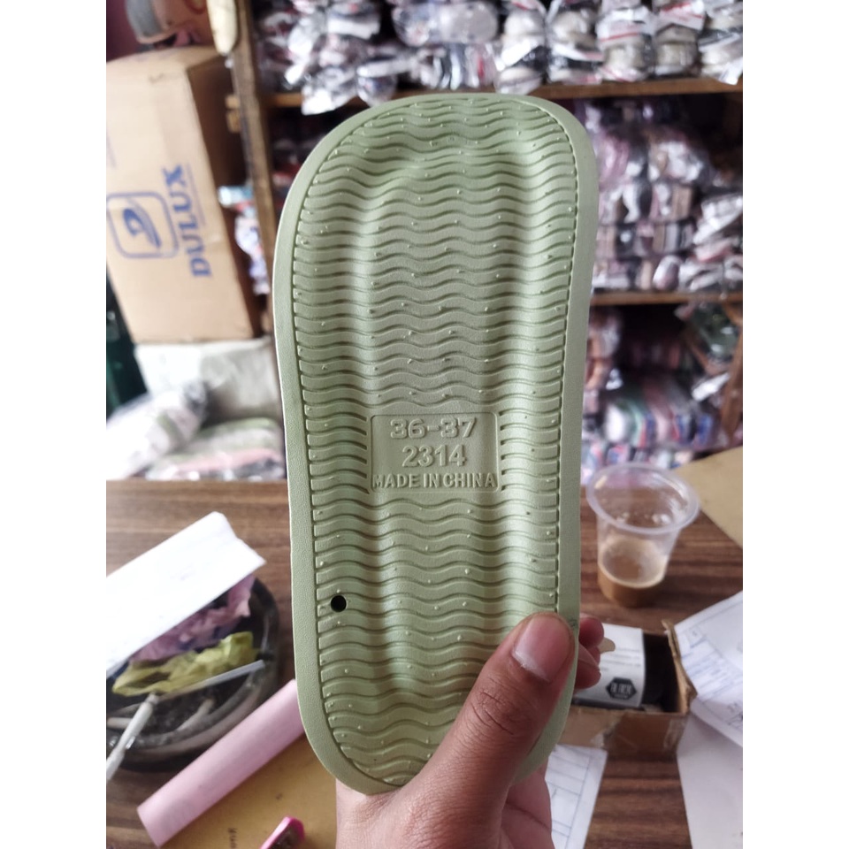sandal selop jelly perempuan dewasa korean import 2314-1 (36-41)  sandal slipper wanita terbaru