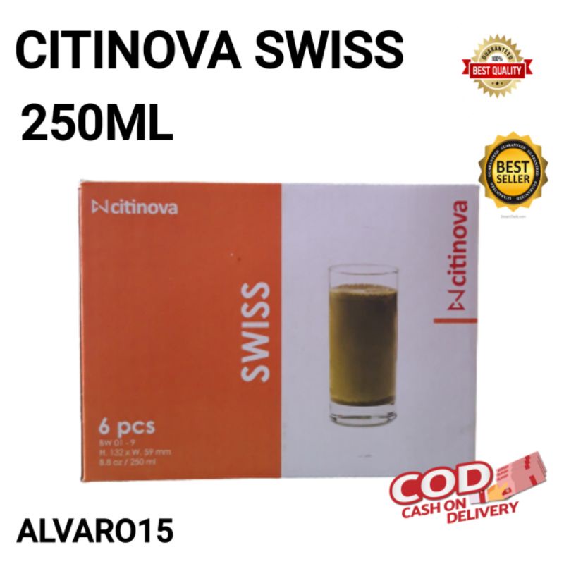 Jual Gelas Citinova Swiss 6pcs Shopee Indonesia 5910