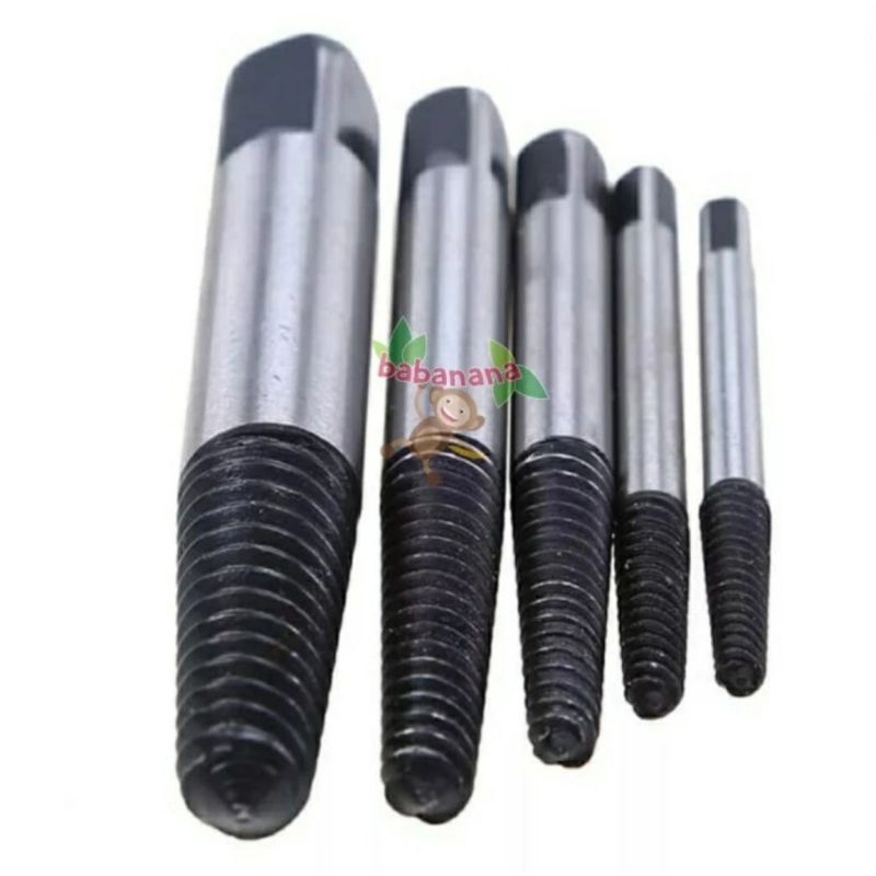 Pembuka Baut Bolt Extractor 5pcs screw extraction Tool kit remover