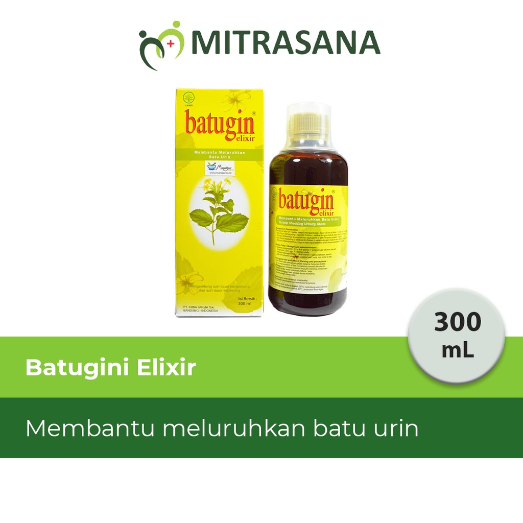 Batugin Elixir 300 ML - Membantu Meluruhkan Batu Urin