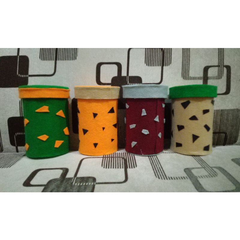 Jual Celengan Flanel Bentuk Tabung/Celengan Kardus Bekas | Shopee Indonesia