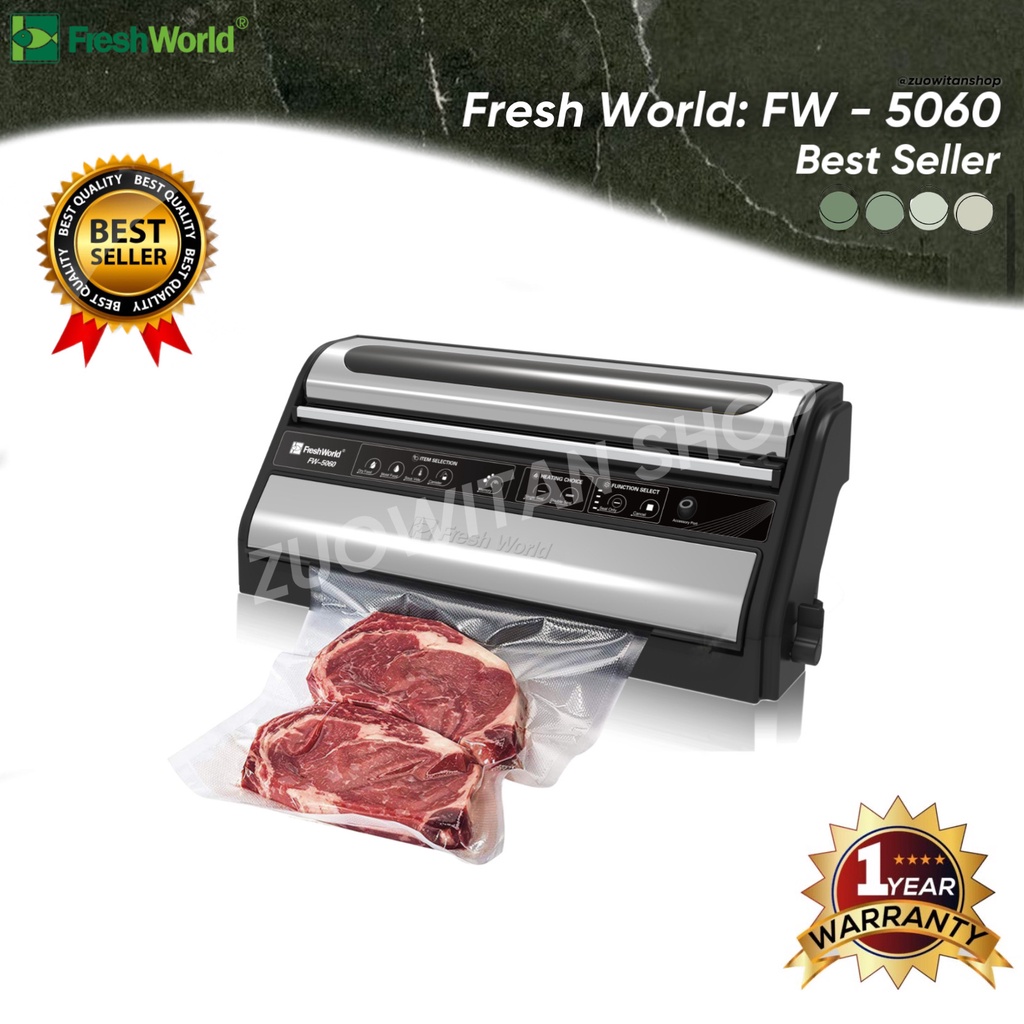 FreshWorld FW 5060 Vacuum Sealer Basah Kering Fresh World FW5060 Mesin Vakum Makanan FW 5060 FW5060