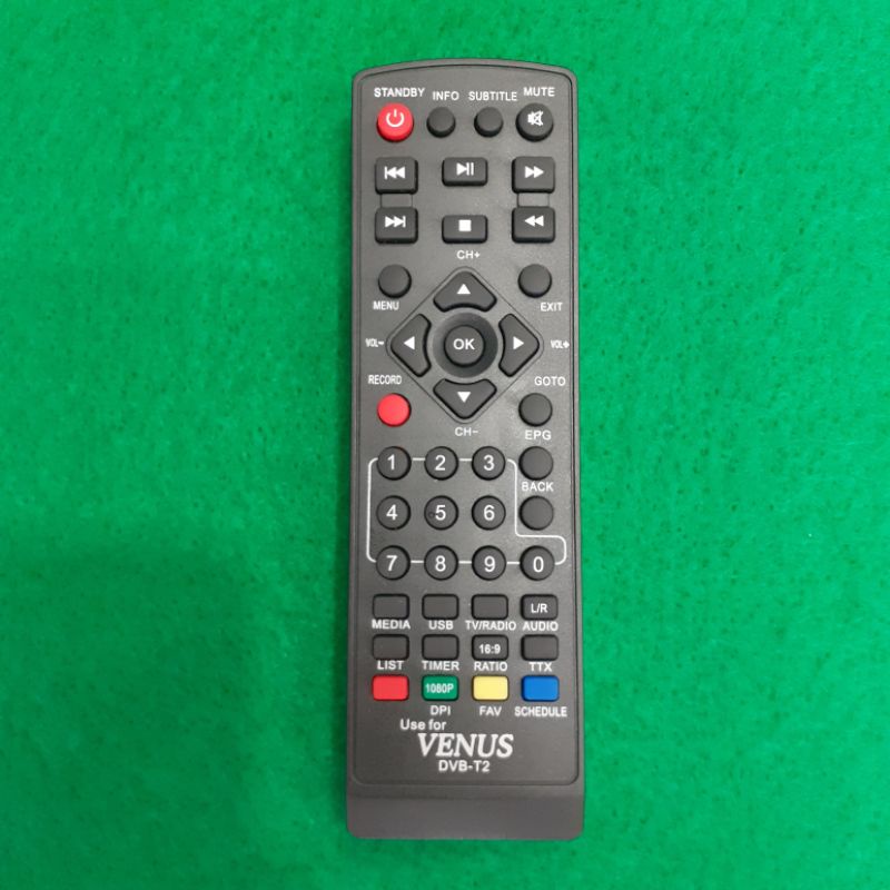Remote STB Receiver VENUS DVB - T2 .