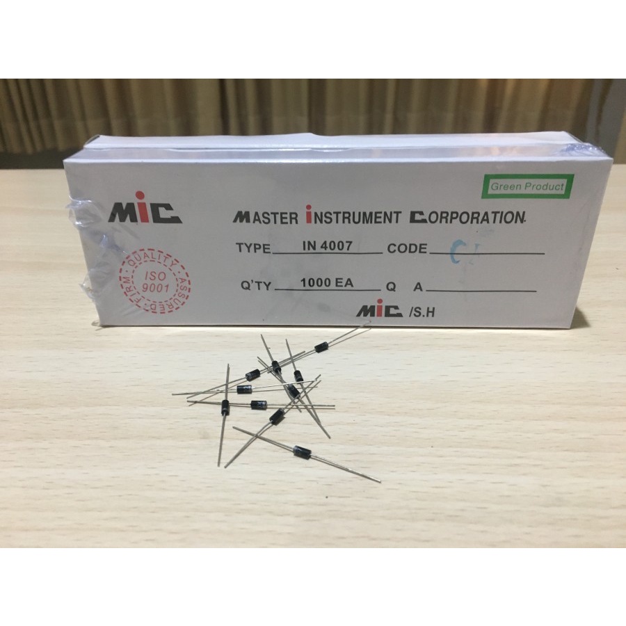 DIODA DIODE RECTIFIER 1N4007 1N 4007 IN4007 IN 4007 1A 1000V