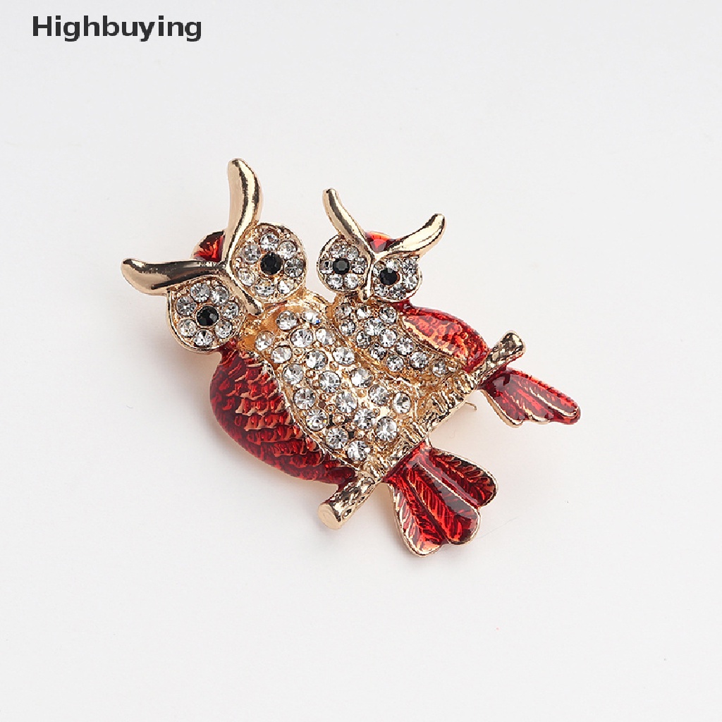 Hbid Owls Bros Hadiah Natal Pin Korsase Dua Owls Pin Jas Retro Bros Glory