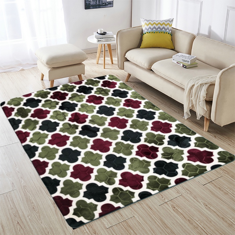 Jual Karpet Ruang Tamu Minimalis Modern Mewah Ukuran 150cm x 200cm Alas