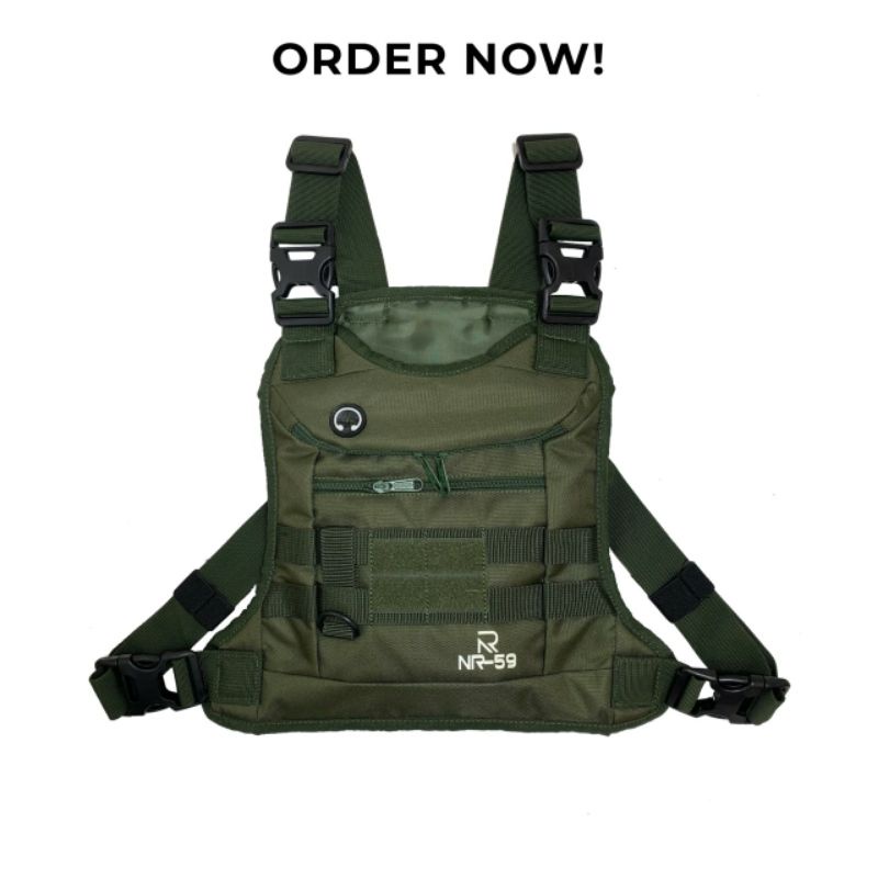 tas dada rompi NR59 hijau army