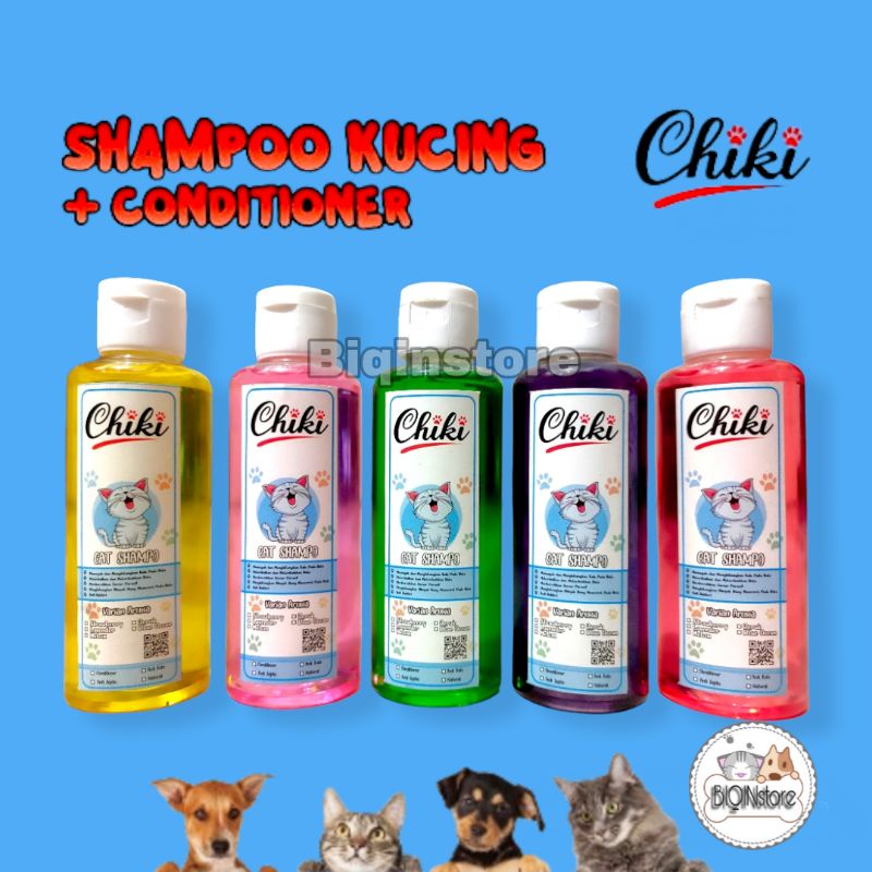 Shampoo Kucing Anjing Chiki 100ml