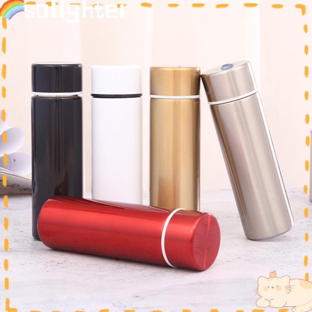 Solighter 130ML Thermos Cangkir Stainless Tempat Minum Cangkir Kopi Thermal Water Bottle