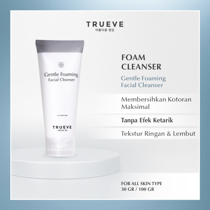 TRUEVE Gentle Foaming Facial Cleanser 100 G - 30 gr