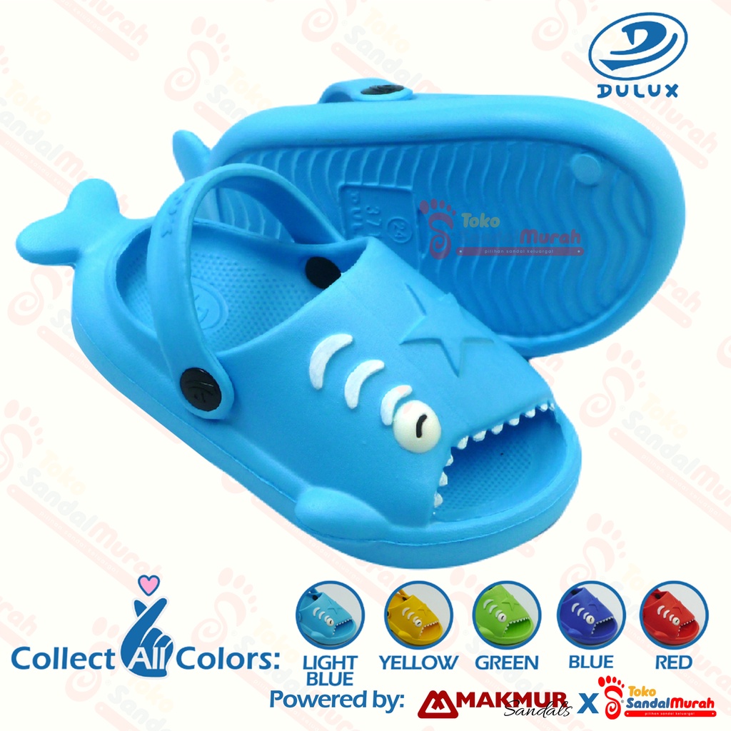 Toko Sendal Murah - Sandal Anak Unik Uk 20-25/ Sandal Anak Karakter Ikan / Sandal Anak Empuk / Sandal Anak Rumahan / Sandal Anak Bermain / Sandal Anak Slop Anti Slip / [Toko Sendal Murah Kids M 371 E ]