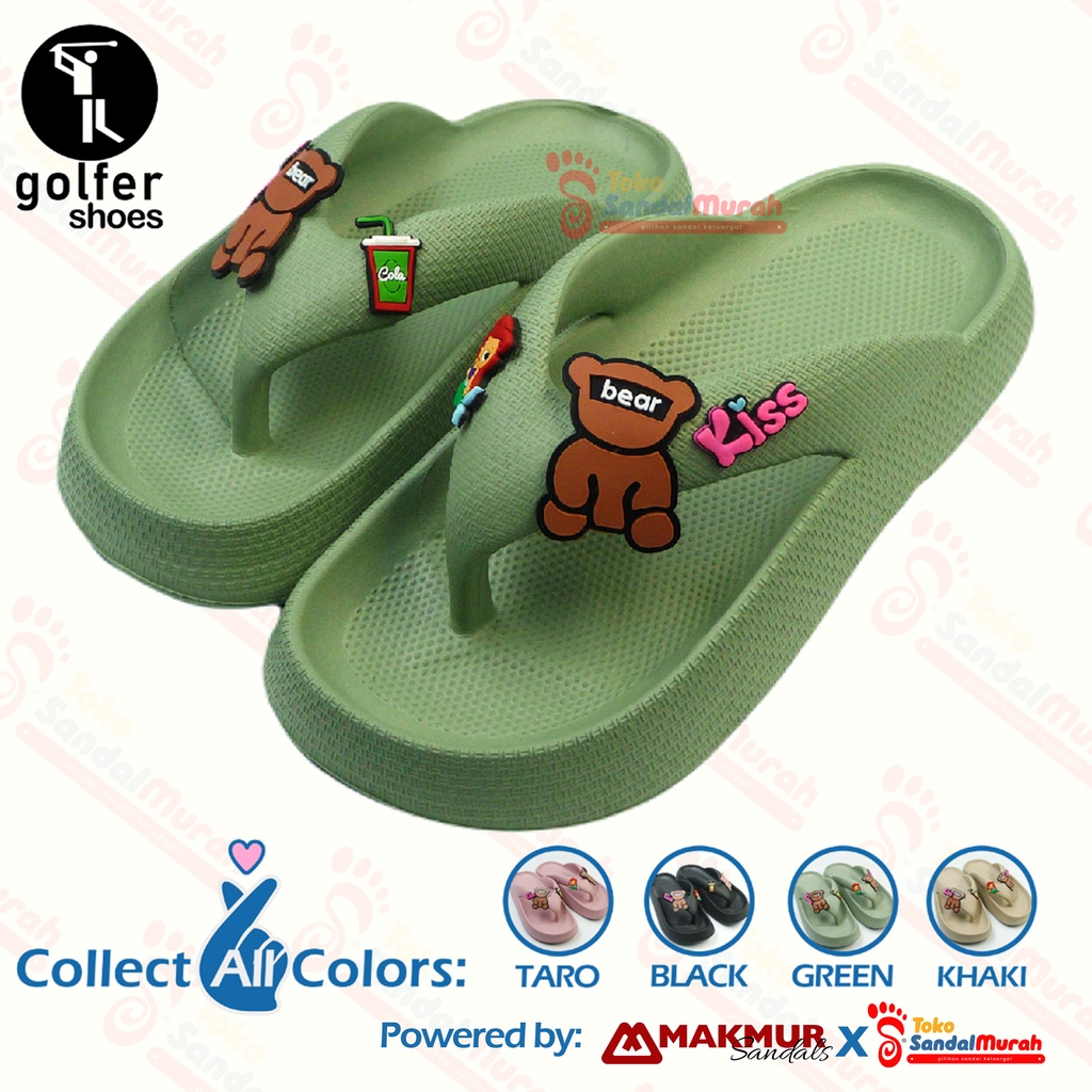 Toko Sendal Murah - Sandal Jelly Wanita Casual Uk 36-40 / Sandal Jepit Wanita Dewasa / Sandal Wanita Model Korean / Sandal Jepit Wanita Empuk / Sandal Rumah Karet Soft Slipper / Sandal Perempuan Kekinian [ Toko Sendal Murah Golfer 807 ]