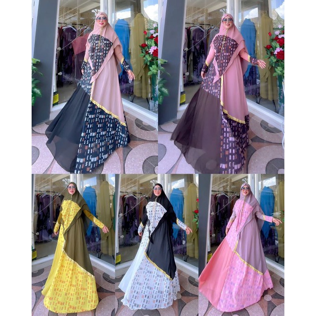 RAODAH SERIEE" by WinDes Syar'i Premium Moslem Wear (Tanyakan Stok)