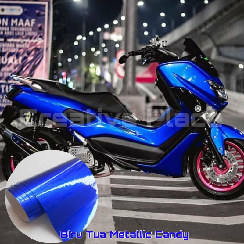 skotlet motor warna biru metalik candy scotlite biru candy skotlet biru metalic glossy premium