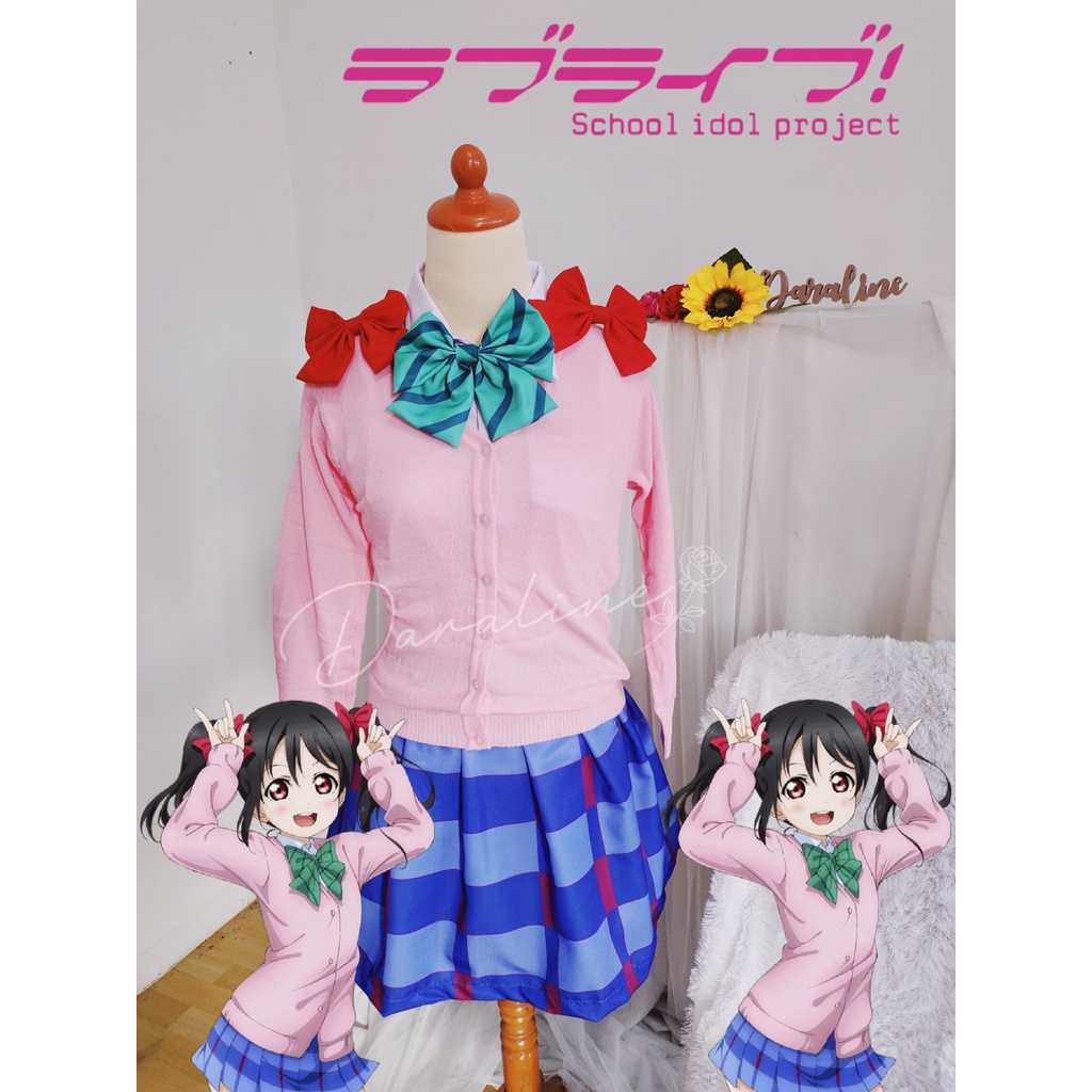 Kostum Cosplay Seifuku Nico Yazawa Love Live