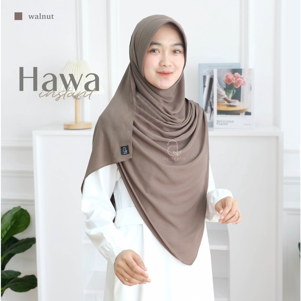 AZMEELA HAWA SHAWL PASMINA INSTAN KERUT DI BAHU