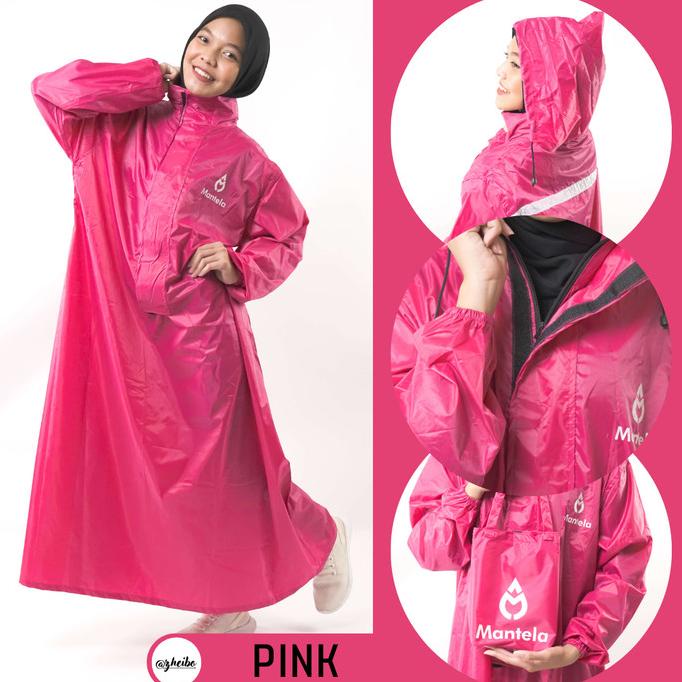 Jas Hujan Warna Rok Terusan Muslimah Hijab Gamis Jumbo