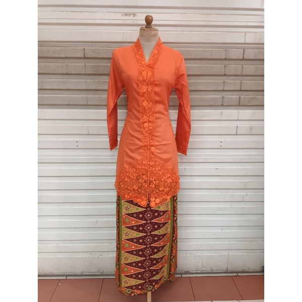 READY KEBAYA ENCIM TUNIK/KEBAYA BORDIR LENGAN PANJANG/ROK TUMPAL