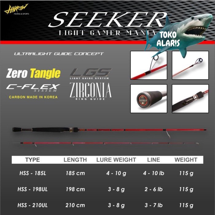 ROD HARROW SEEKER - HSS-210UL