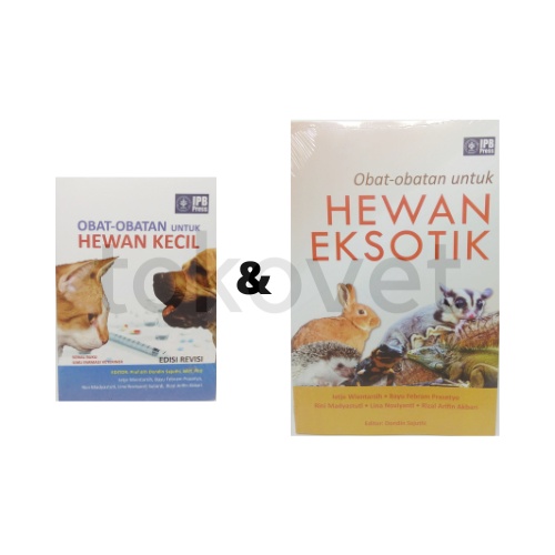 Bundling Buku Obat - Obatan untuk Hewan Kecil dan Buku Obat - Obatan untuk Hewan Eksotik