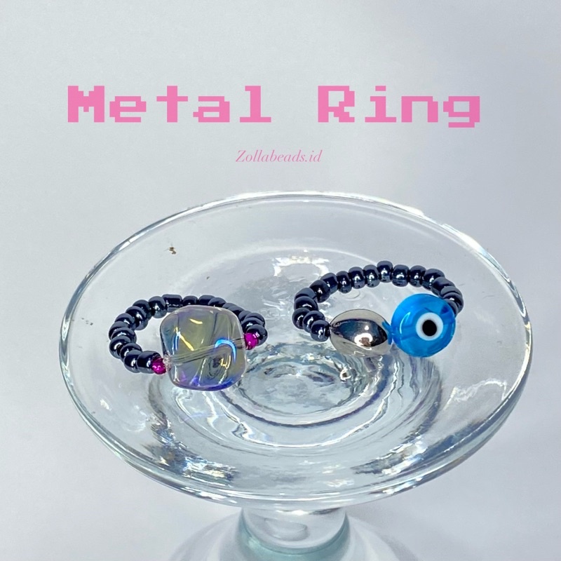 Metal Rings | cincin Manik Cincin Beads | Stone Rings