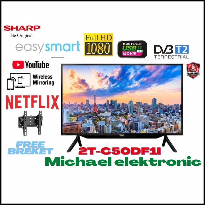 Sharp Led 50Inch Smart Tv 2T-C50Df1I