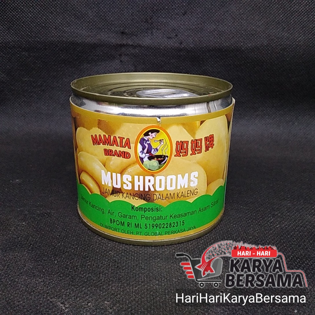 

MAMATA BRAND MUSHROOMS JAMUR KANCING 198GR