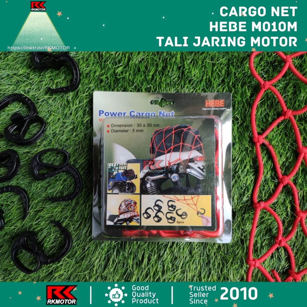 Tali Jaring Motor HEBE Power Cargo Net M010M Tali Jok Motor Tali Box