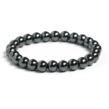 Gelang Batu Dustin Dastin Silver dan Hitam Black Onyx Untuk Pria Wanita