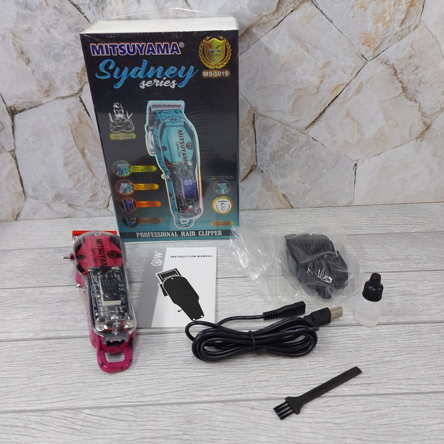 Alat Cukur Rambut Cas Charge Hair Clipper Mitsuyama MS 5019 ORIGINAL