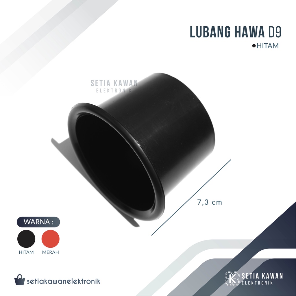 Lubang Angin Box Speaker D9 / Lubang Hawa Salon Speaker