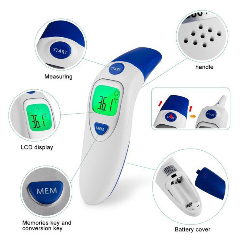 Termometer telinga Thermometer Digital infrared