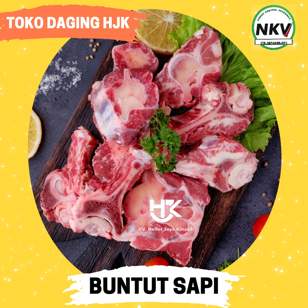 

Buntut Sapi Lokal BX / Oxtail lokal BX potongan special 500gram