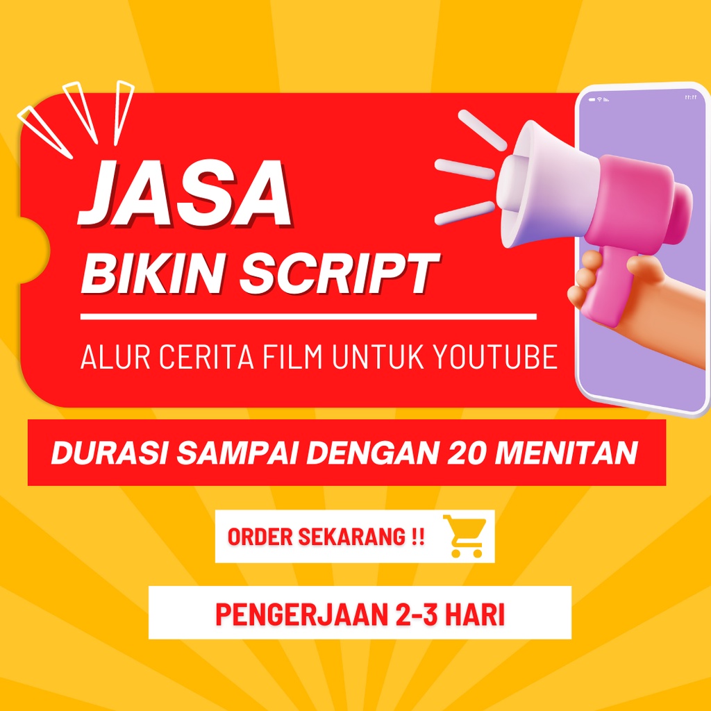 Jasa bikin script alur cerita film untuk youtube