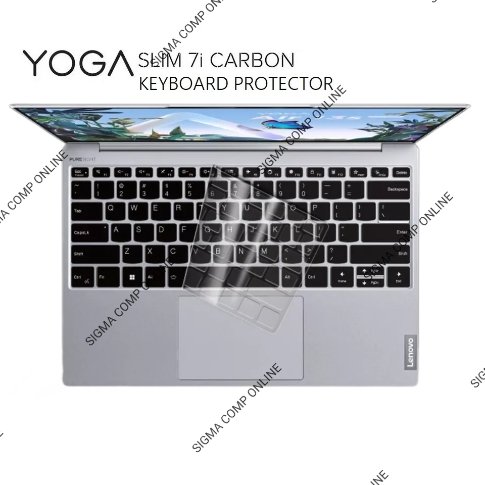 Lenovo TPU Keyboard Protector Yoga Slim 7 7i Carbon 13 13IAP7 Yoga Slim 9 9i 14" (Gen 7) - Cover Pel