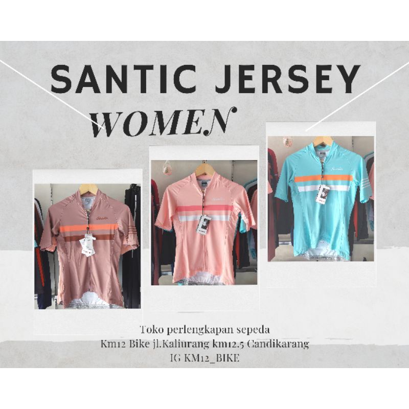 Jersey Sepeda Santic Women