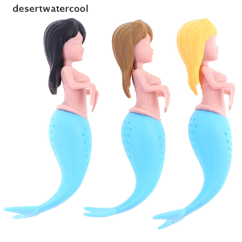 Deid Mermaid Tea Infuser Silicone Kantong Teh Reusable Strainer Filter Teko Infusers Martijn