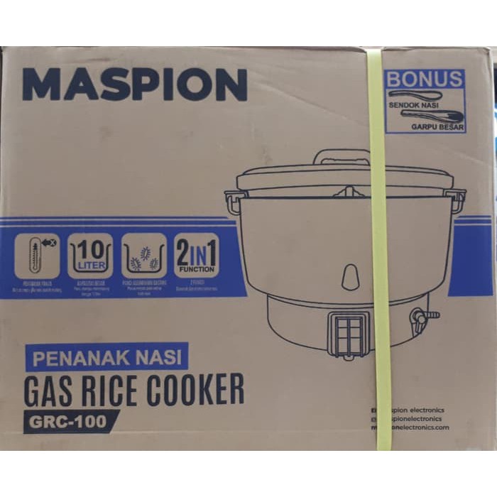 GAS RICE COOKER GRC-100 (10 L) RICE COOKER GAS MASPION ORI