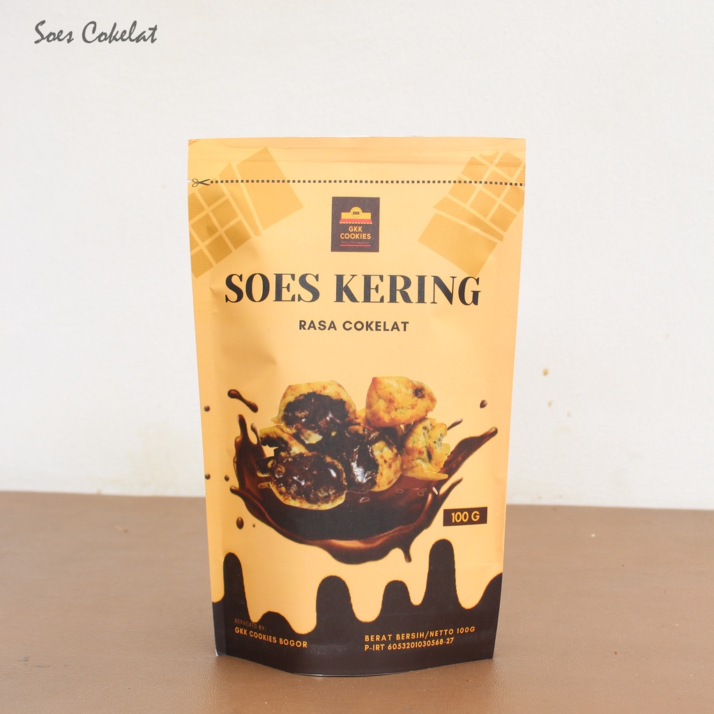 

Soes Cokelat Mini - GKK Cookies Choco Soes Pouch 100 gram