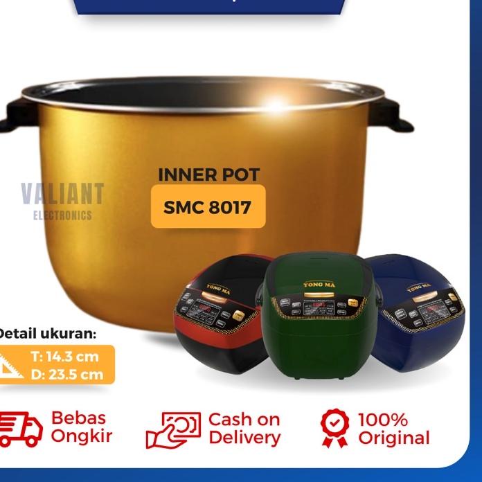 Depan Panci Magic Com Yongma SMC 8017 / Inner Pot Yong Ma Digital Gold Ceramic 2 Liter (WING)