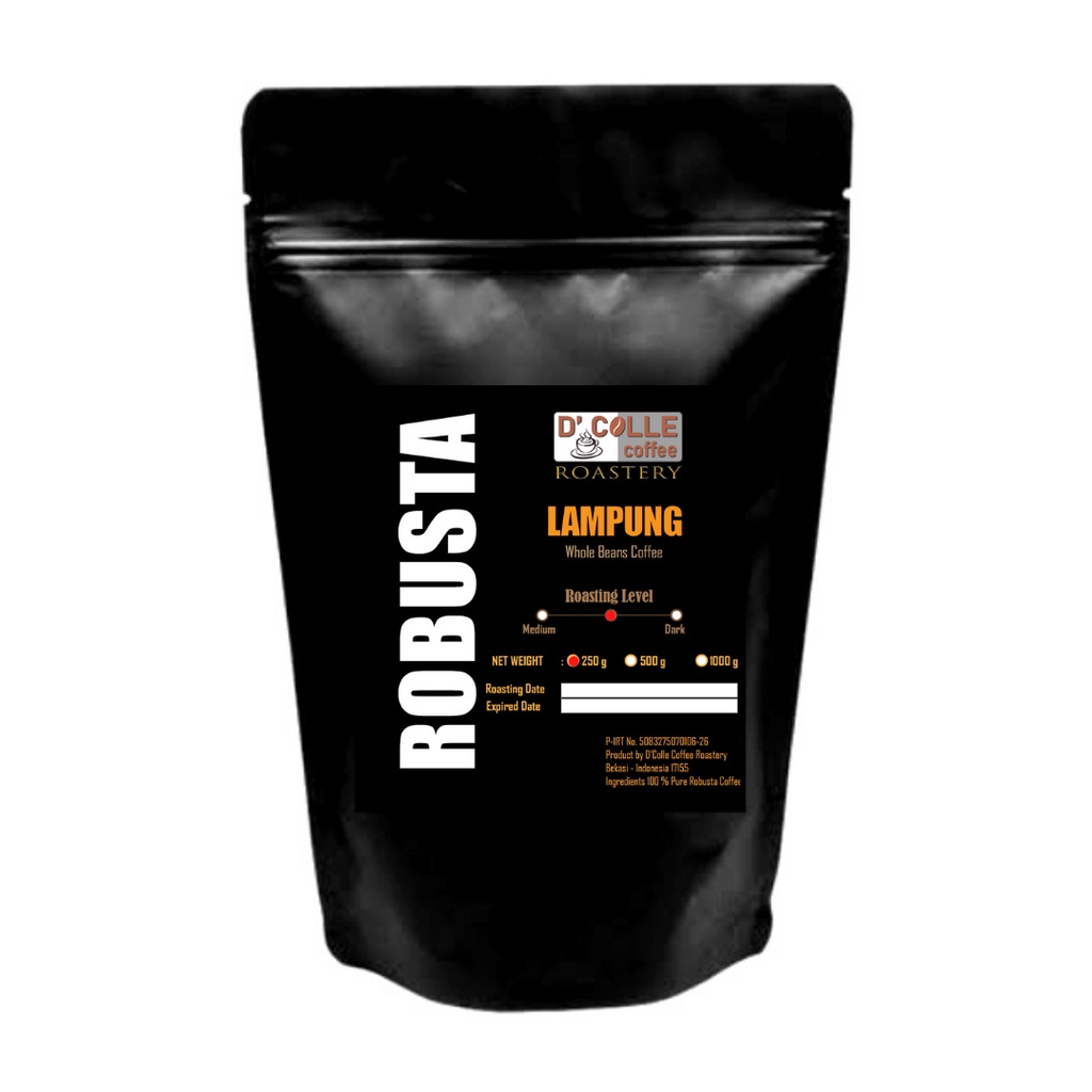 

Kopi Robusta Premium Lampung 250 gram - Natural / Kopi Bubuk / Kopi Tubruk
