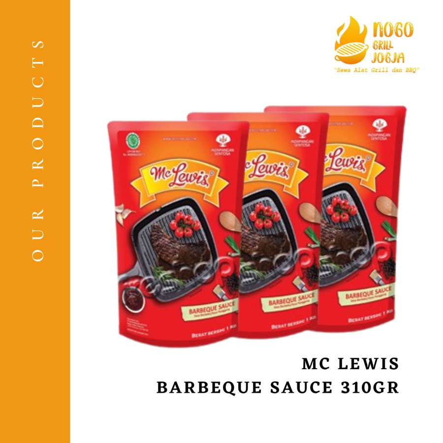 

Mc Lewis Barbeque BBQ Sauce 310 g / Saus Barbeque