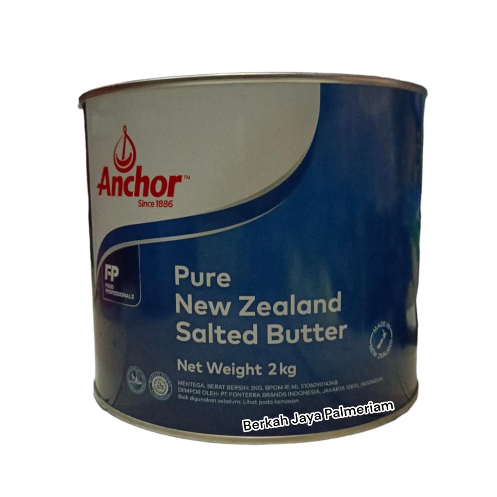 

ANCHOR PURE NEW ZEALAND SALTED BUTTER 2kg MURAH / BUTTER ANCHOR MURAH