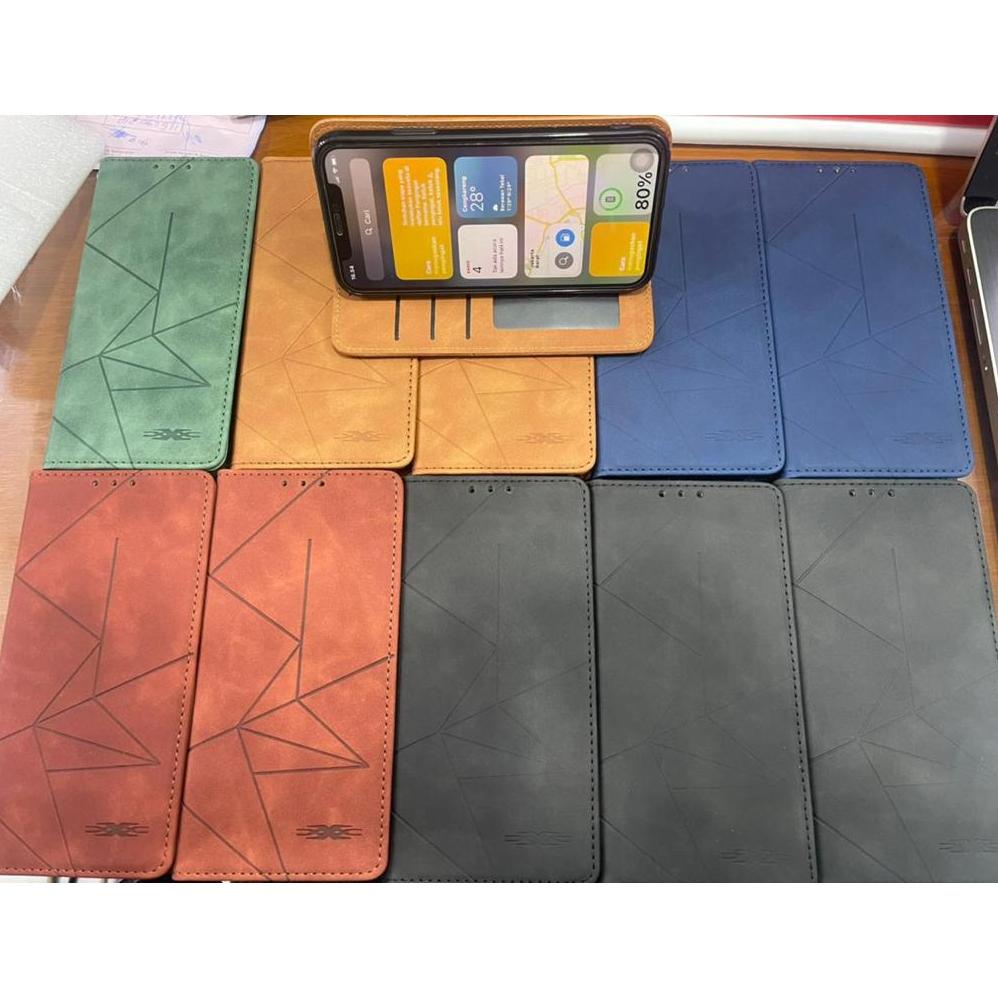 Miliki INFINIX 12 Play 11s 11 Play 10s 10 10 Play 9 9 Play Leather Flip Case Magnet Sarung Hp Buka T