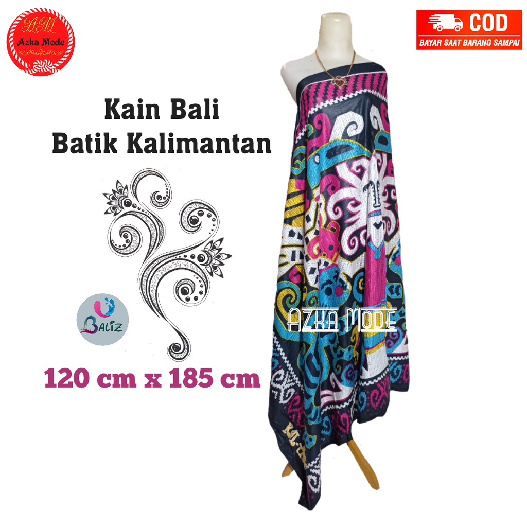 Kain Pantai Kain Bali Pantai - Kain Bali Motif Batik Kalimantan Jumbo - Sarung Pantai SEMBILAN MODE - Sarung Bali - Kain Pantai - Kain Katun Jepang - Kain Untuk Hiasan Dinding - Kain Untuk Plafon Mobil Truk Dan Mobil 3/4 Lainnya