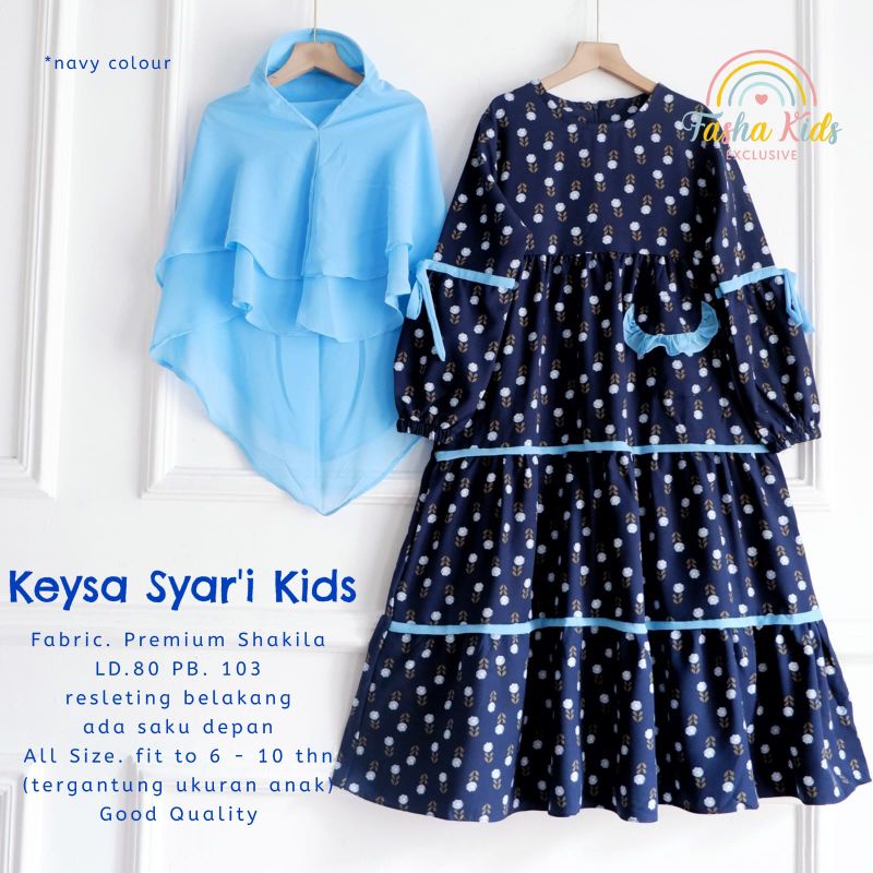 KEYSA SET KIDS BY FASHA HIJAB
